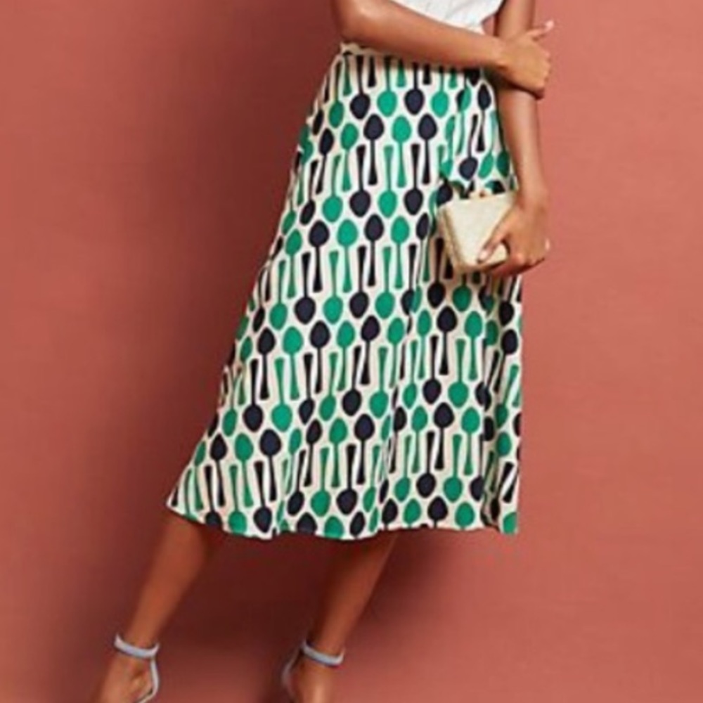 Eva Franco | Anthropologie Spoon Midi Skirt | 6